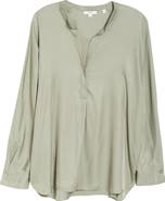 Vince Silk Blend Blouse