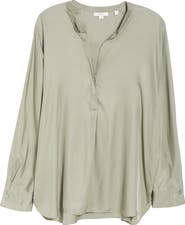 Vince Silk Blend Blouse