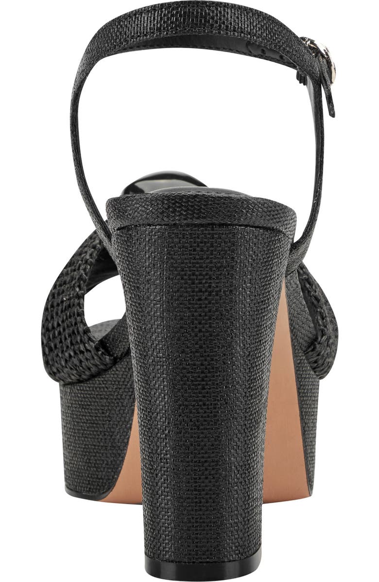 Marc Fisher LTD Candey Platform Sandal, Alternate, color, Black