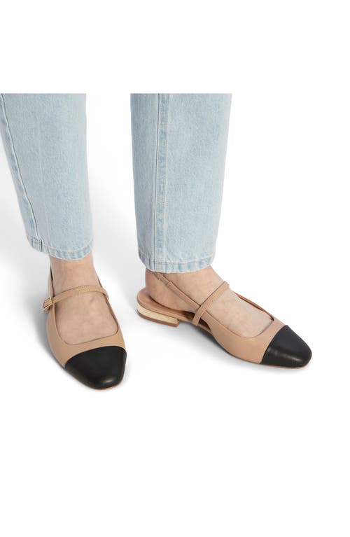 ALDO ALDO SADEY SLINGBACK MARY JANE CAP TOE FLAT 
