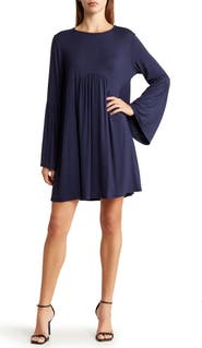 GO COUTURE Long Sleeve Swing Dress
