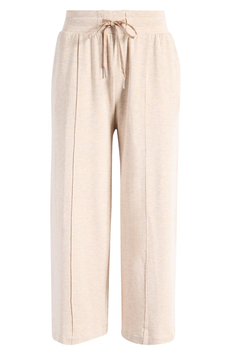 TravisMathew Studio City Crop Drawstring Pants, Alternate, color, Heather Natural