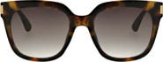 BCBGeneration 54mm Classic Square Sunglasses