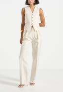 Manière De Voir Christine Tailored Cinch Waistcoat