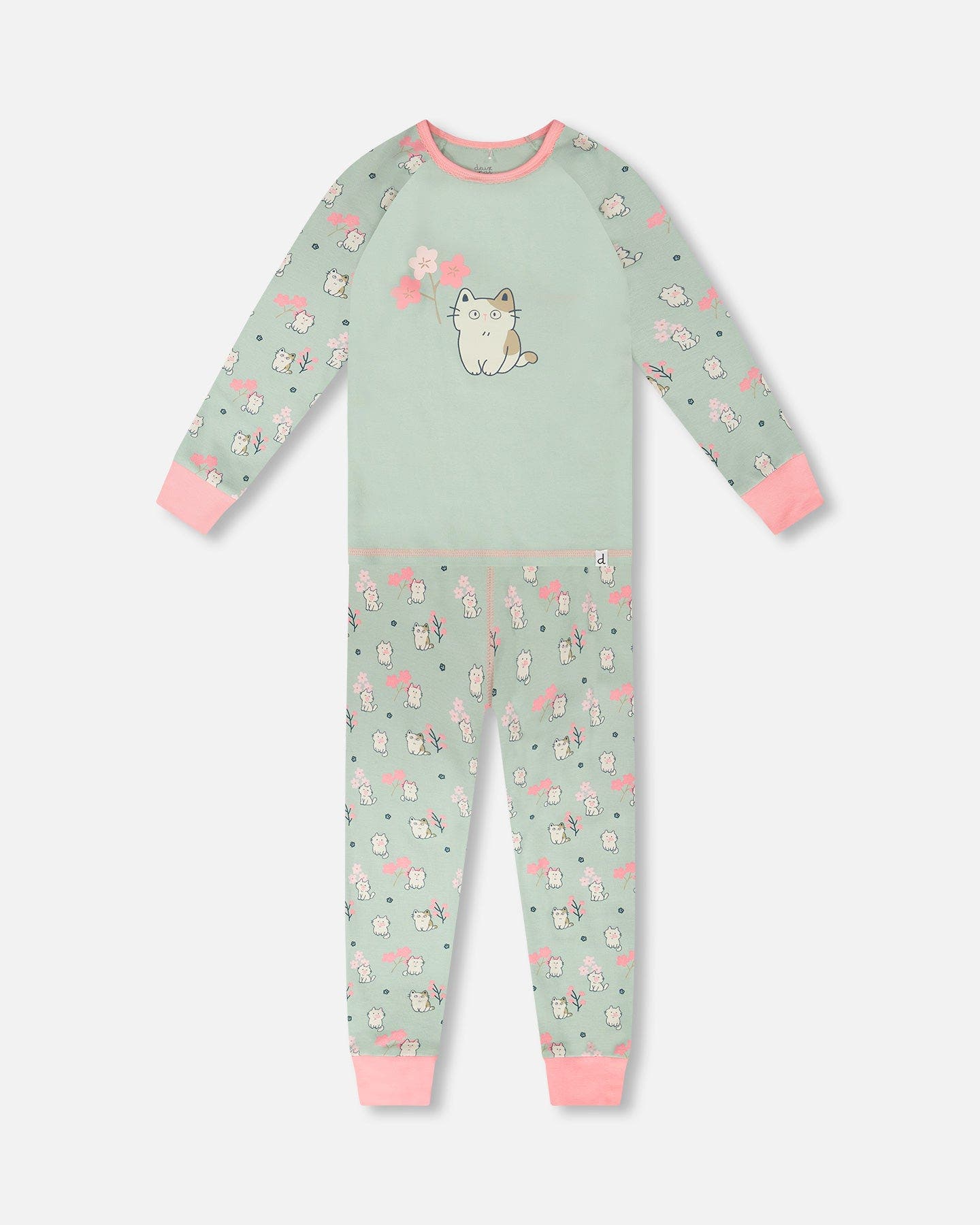 selected Green Kitten Print