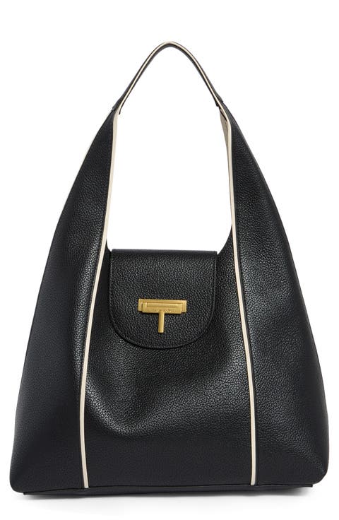 Alesia Faux Leather Hobo Bag
