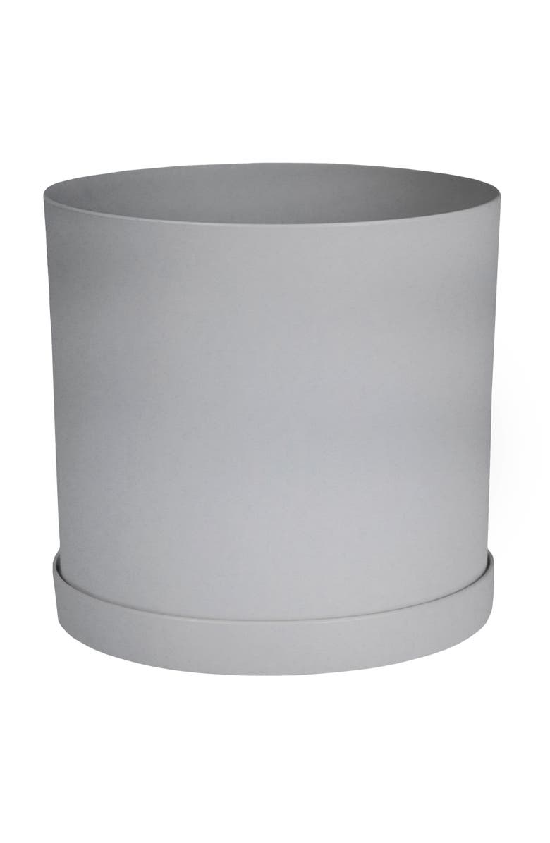 Bloem 12 Inch Mathers Round Planter With Saucer Tray, Main, color, 