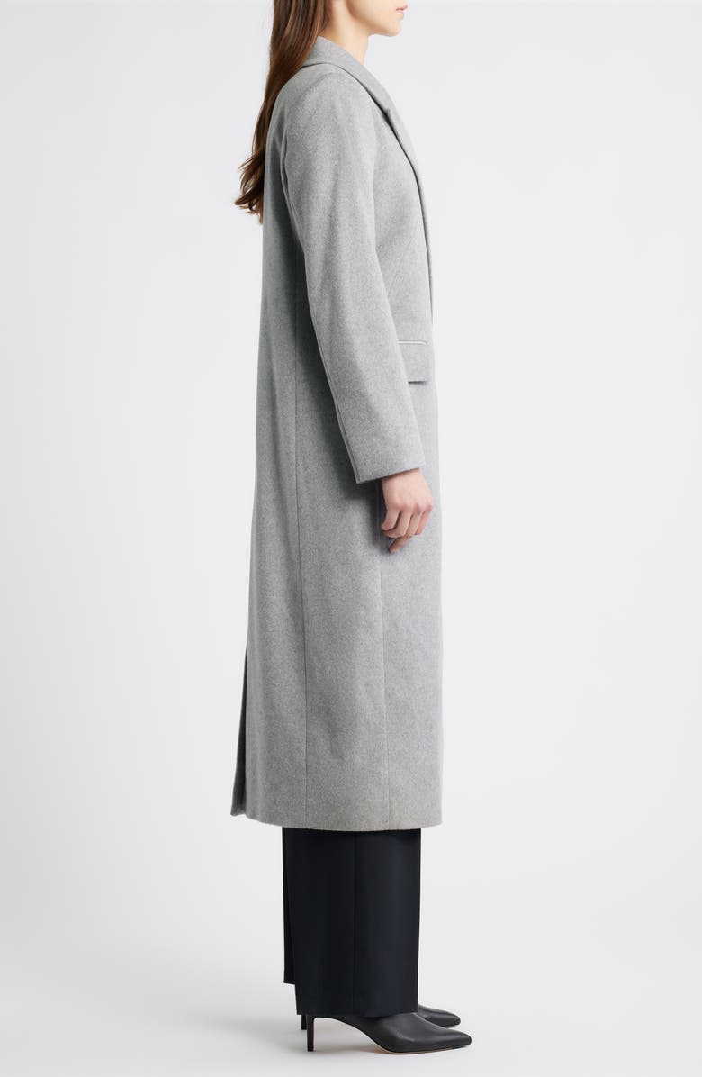 BOSS Callafy Cashmere Coat, Alternate, color, Light Pastel/ Grey