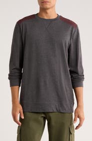 BURNSIDE Heathered Long Sleeve T-Shirt