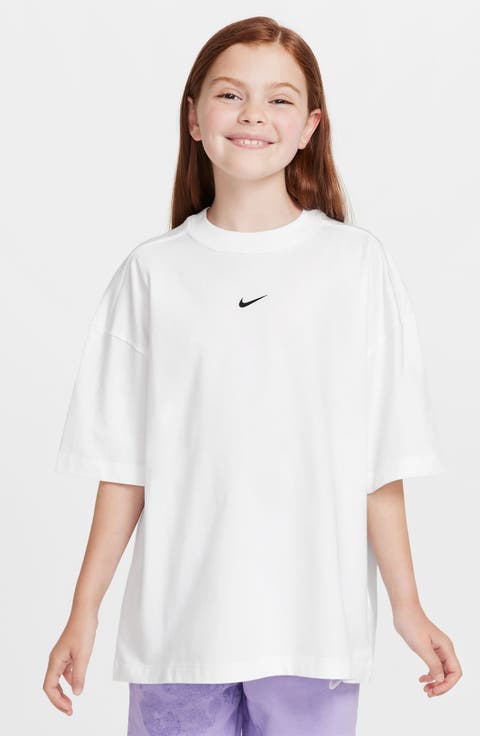 Kids' Sportswear Oversize Cotton T-Shirt (Big Kid)