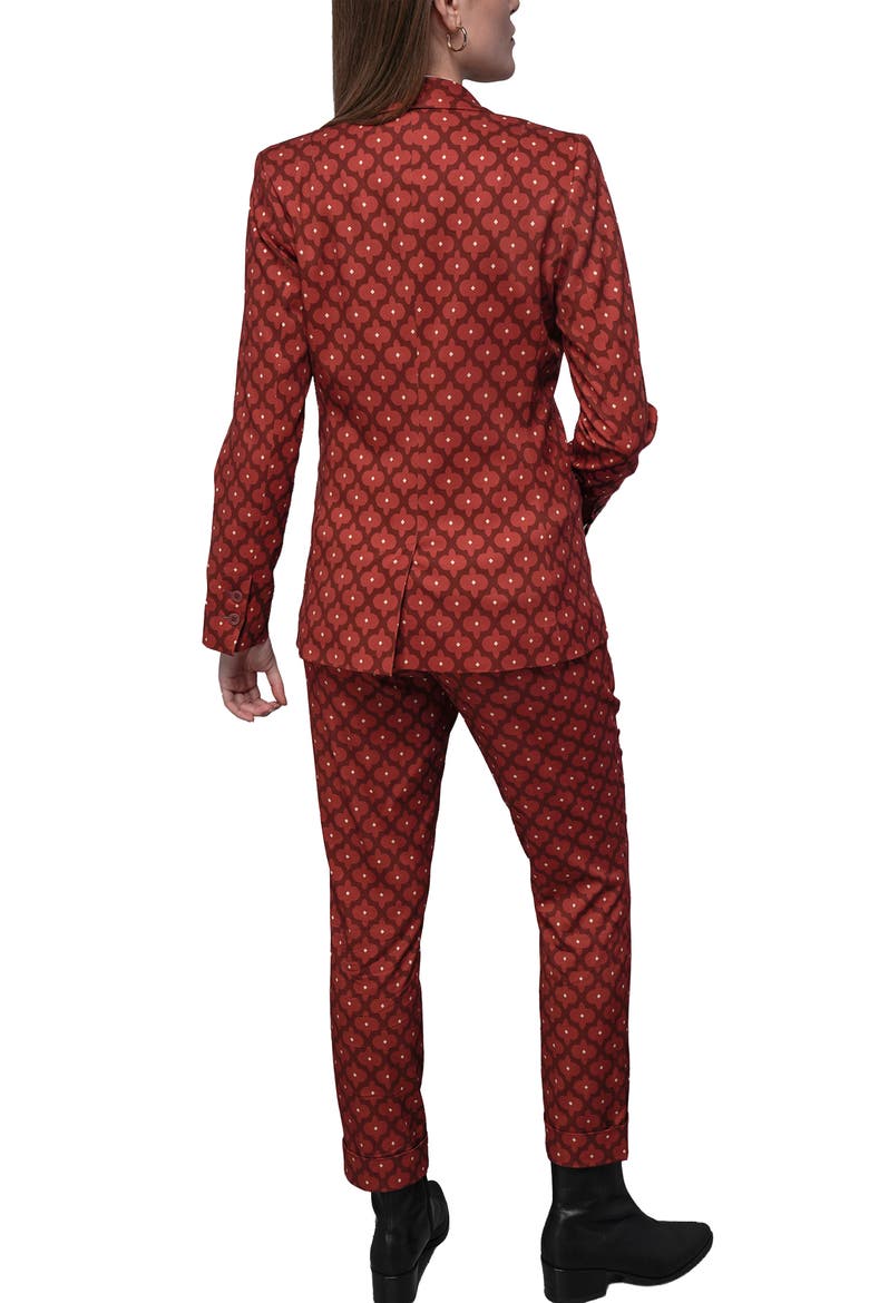 The Empower Tux Blazer, Alternate, color, MODERN FLEUR CINNAMON