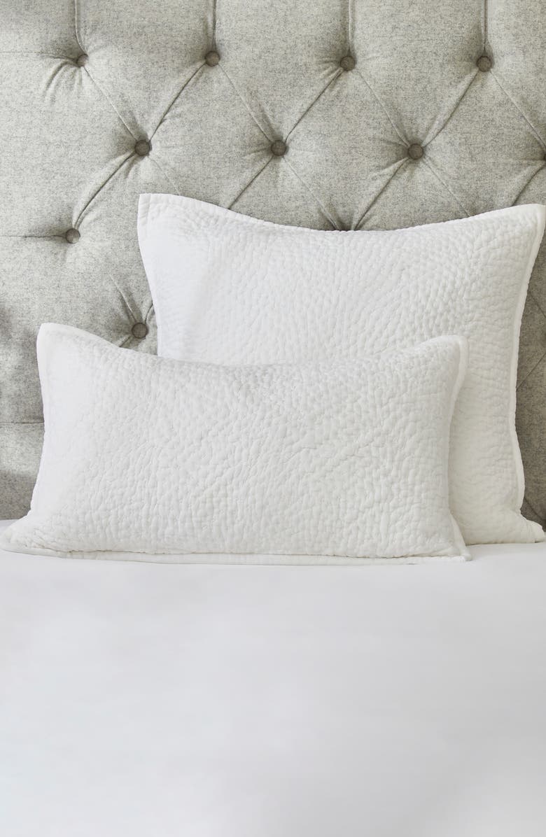 The White Company Melton Quilted Cushion Cover, Main, color, 
