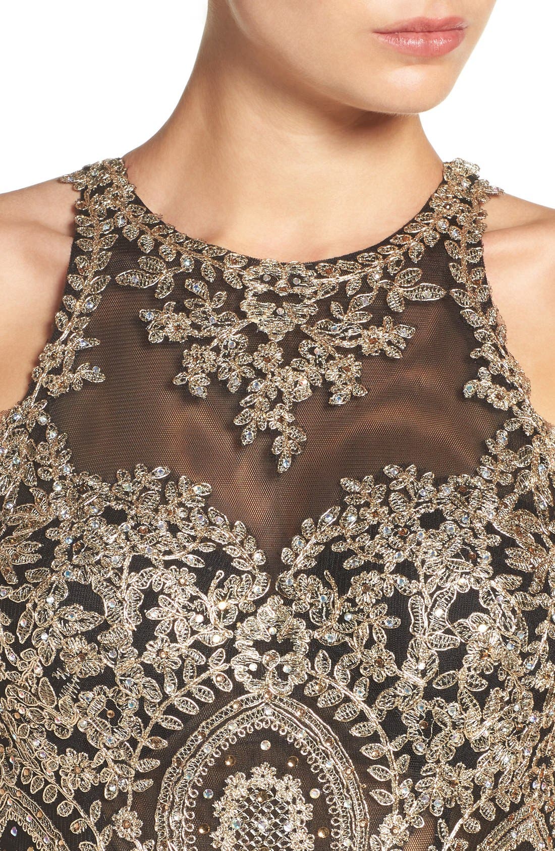 Xscape Evenings Xscape Embellished Taffeta Gown (Women) | Nordstrom