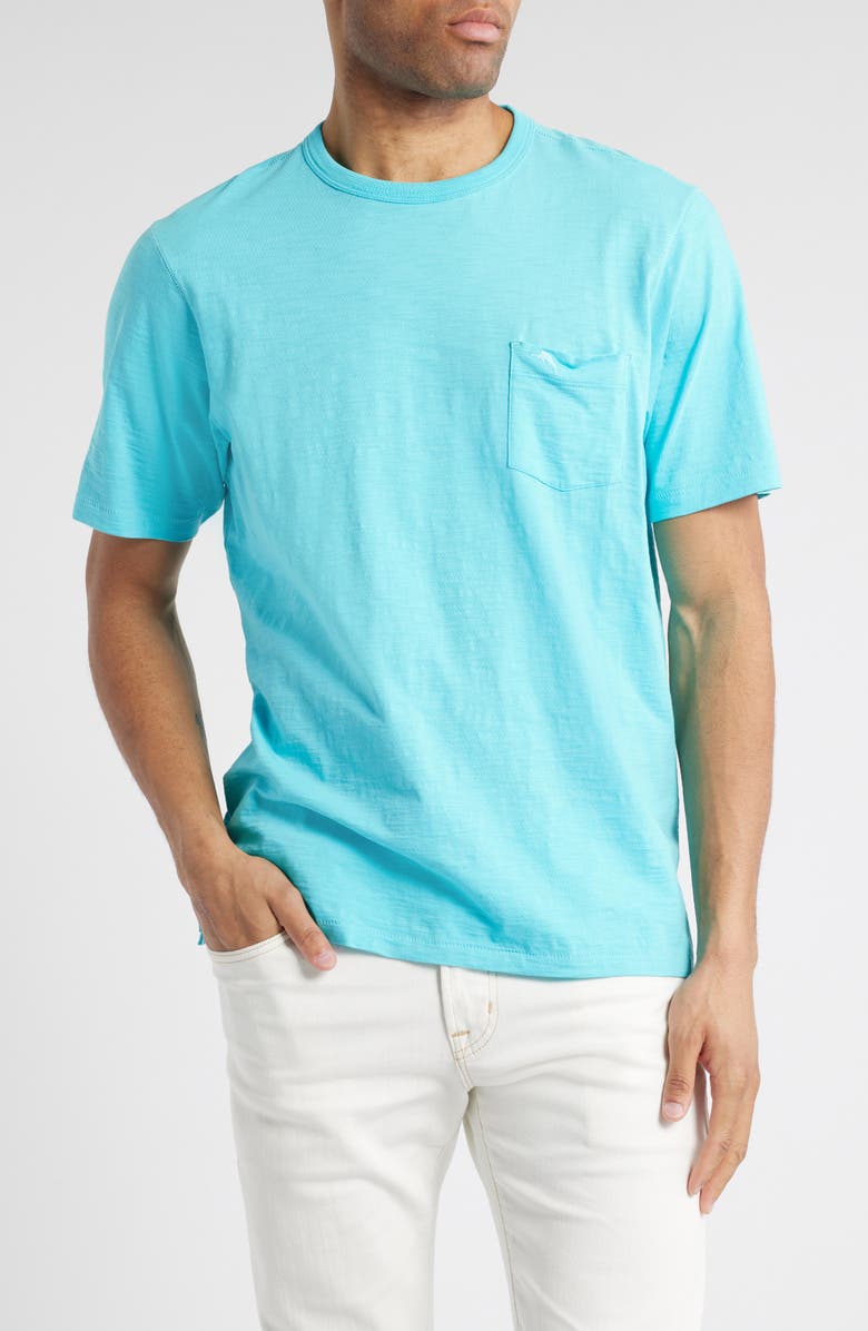 Tommy Bahama Bali Beach Crewneck T-Shirt, Main, color, Blue Curacao