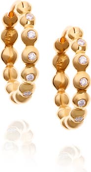 Christina Alexiou Demetra Diamond Hoop Earrings