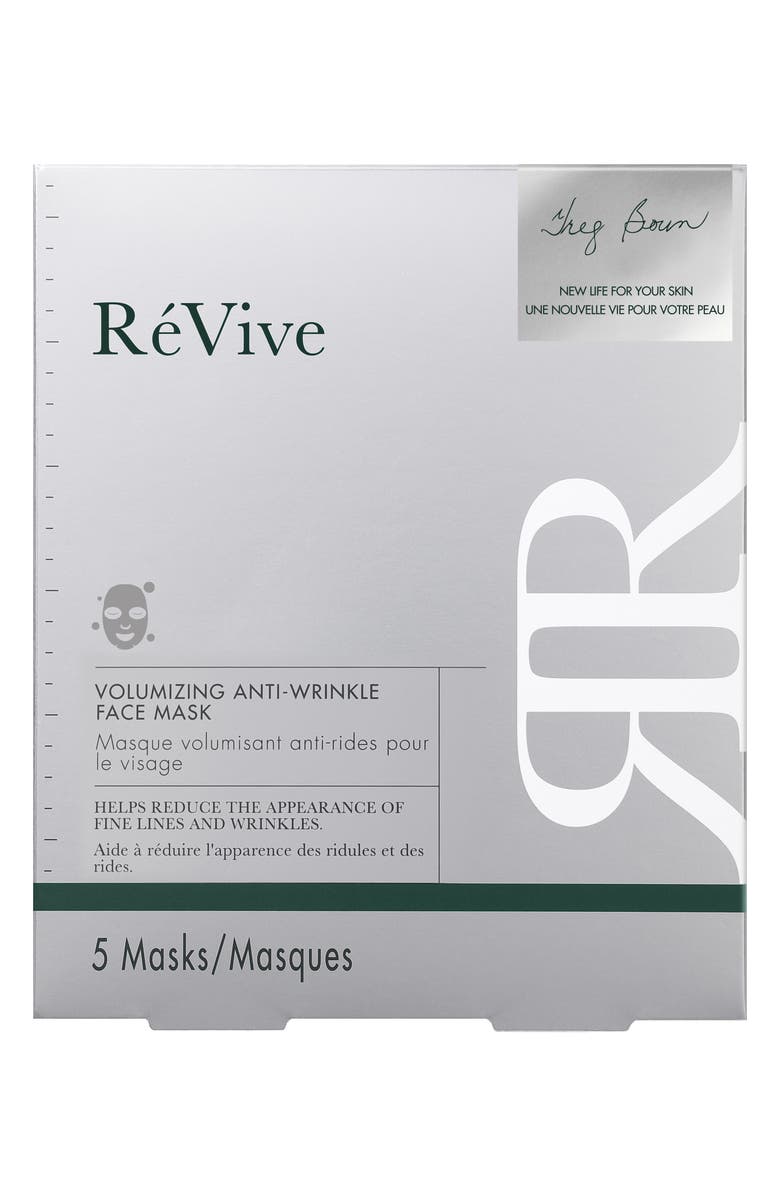 RéVive<sup>®</sup> 5-Pack Volumizing Anti Wrinkle Face Masks, Main, color, 