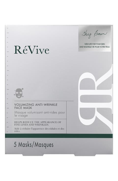 5-Pack Volumizing Anti Wrinkle Face Masks