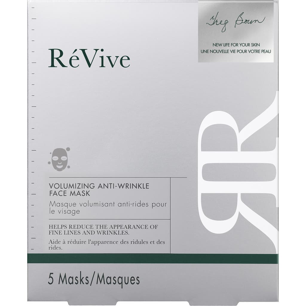Revive Révive® 5-pack Volumizing Ankle Wrinkle Face Masks In Transparent