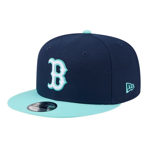 Men's New Era Navy/Turquoise Boston Red Sox Two-Tone Color Pack 9FIFTY Snapback Hat