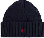 Polo Ralph Lauren Kids' Cable Stitch Cotton Beanie