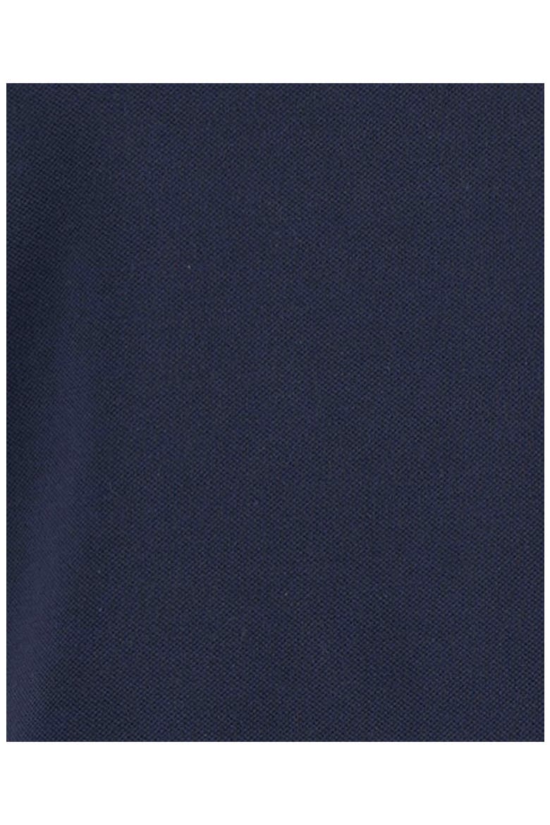 Reston Tailored Fit Tartan Trim Cotton Piqué Polo, Alternate, color, NAVY