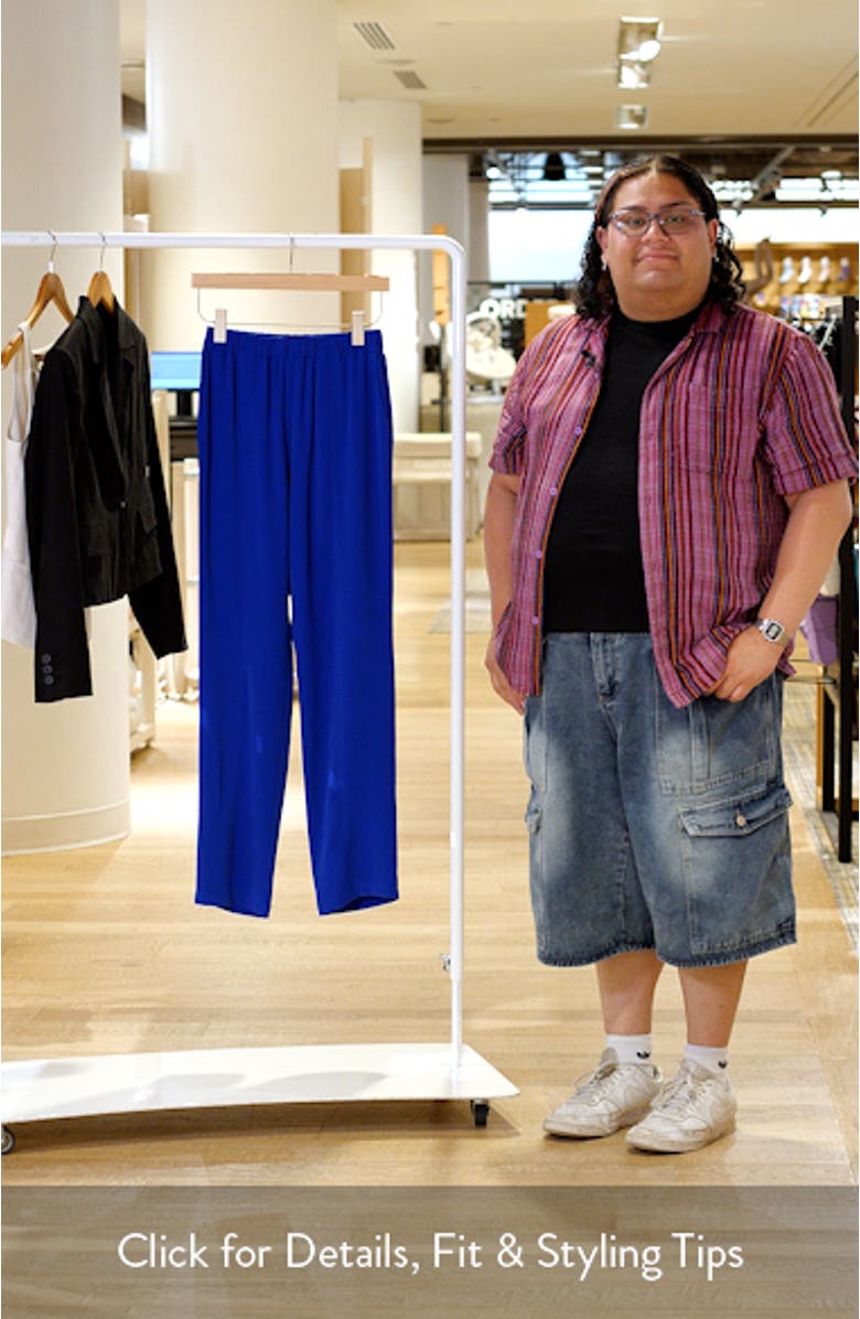 Crêpe de Chine Pants, sales video thumbnail