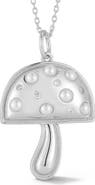 GLAZE JEWELRY Mushroom Pendant Neckalce
