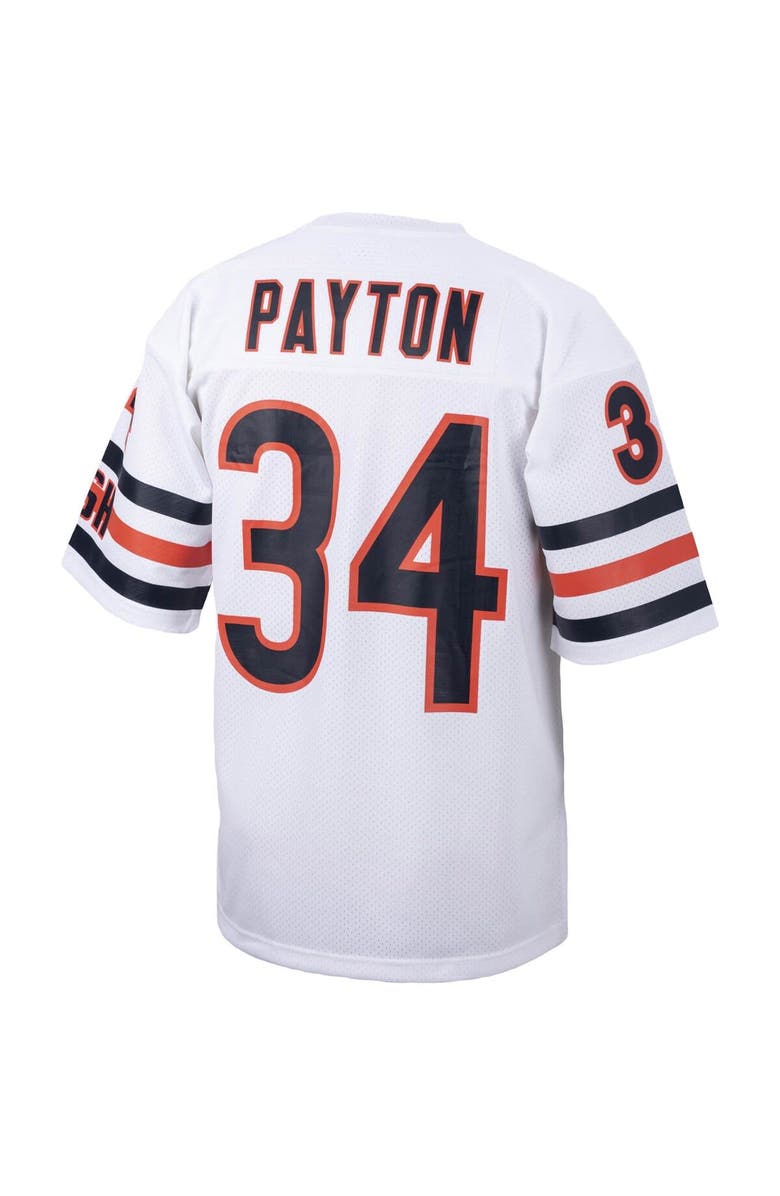 Mitchell & Ness Men's Mitchell & Ness Walter Payton White Chicago Bears Big & Tall 1985 Retired Player Replica Jersey, Alternate, color, White