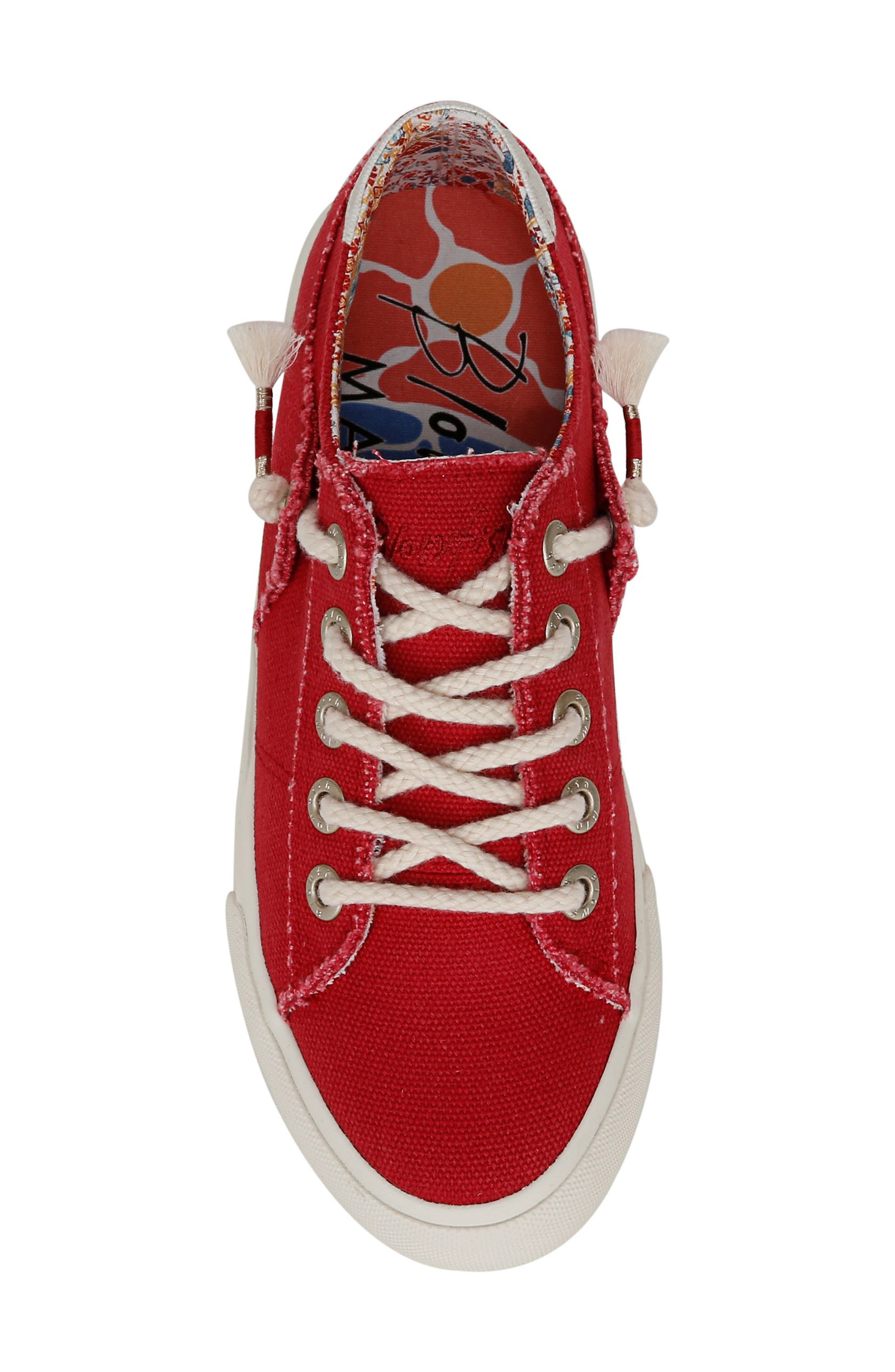 Blowfish Malibu Martina Slip-On Platform Sneaker, Alternate, color, Pompeiian Red Canvas