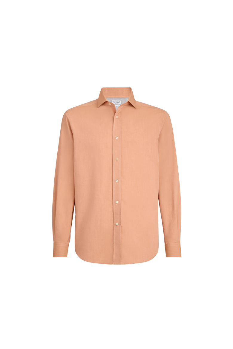 Poplin shirt, Alternate, color, Apricot