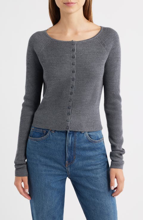 Meadow Wool Crop Cardigan