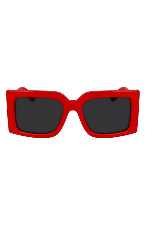 Prisma 55mm Modified Rectangular Sunglasses
