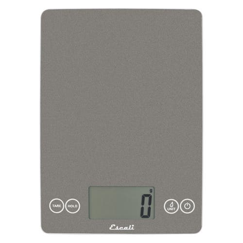 Escali Arti Glass Digital Scale In Gray