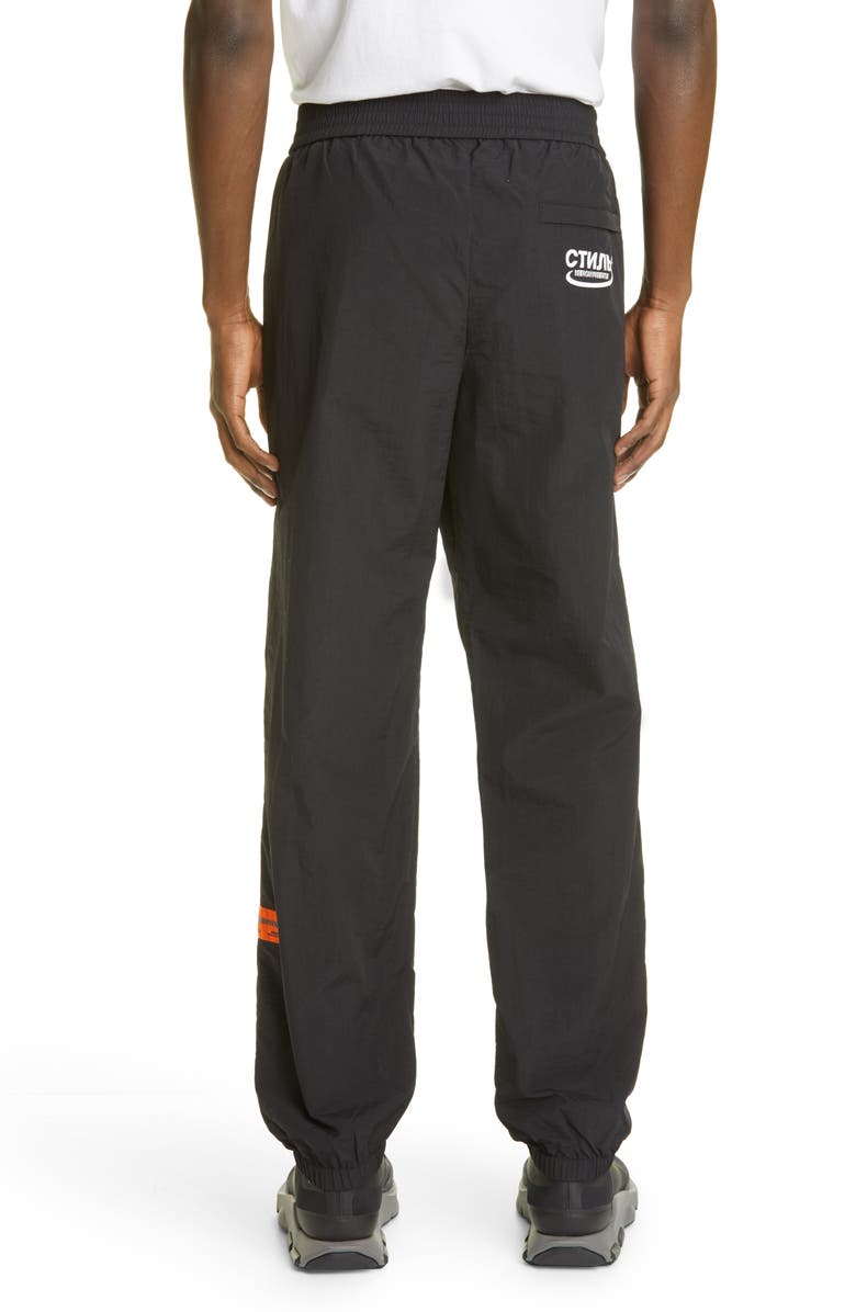 Heron Preston CTNMB Halo Nylon Track Pants, Alternate, color, 