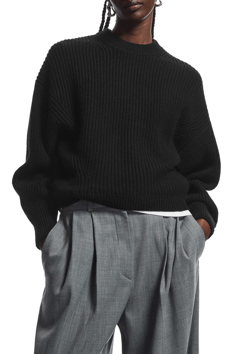 COS Relaxed Fit Wool & Cashmere Sweater, Main, color, 