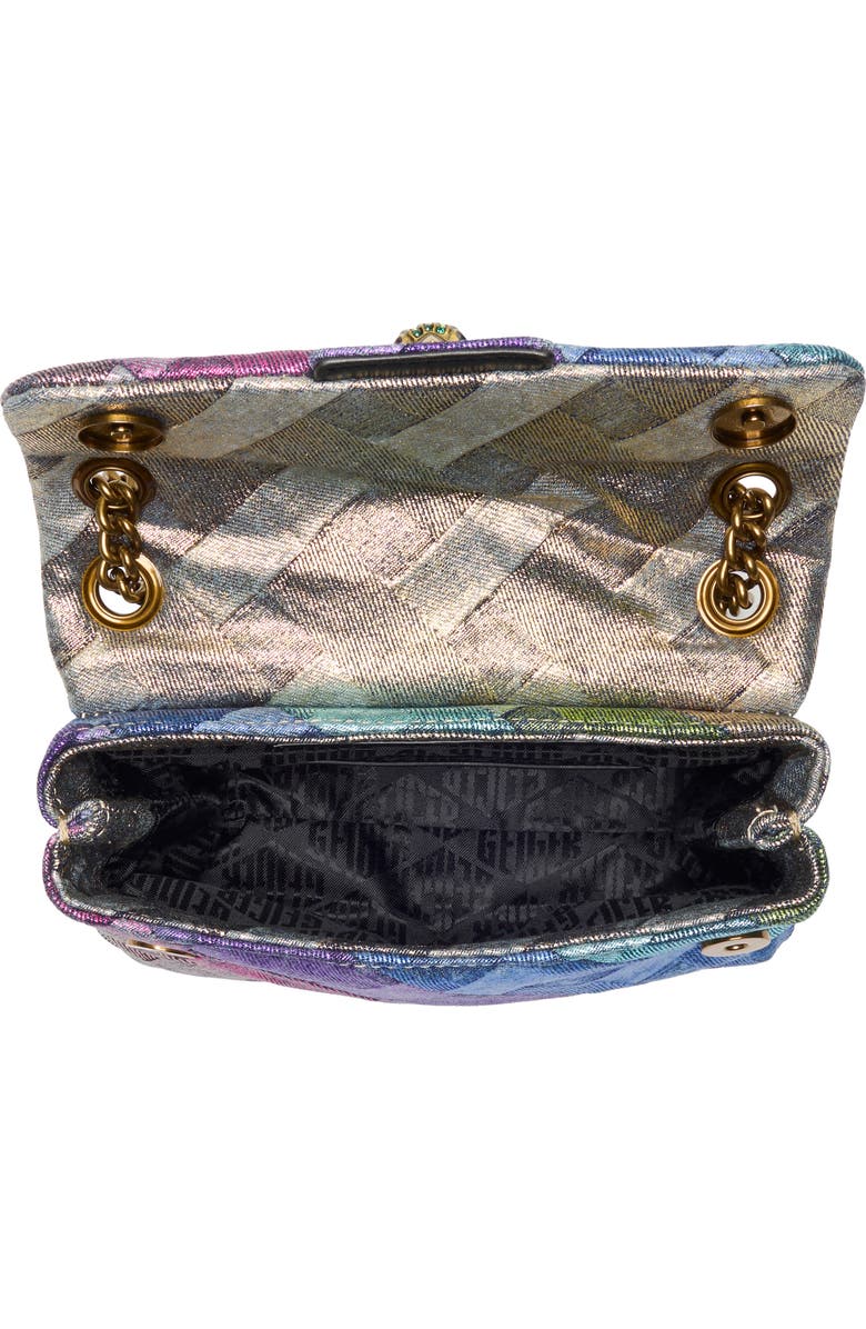 Kurt Geiger London Mini Kensington Quilted Convertible Shoulder Bag, Alternate, color, Rainbow Multi