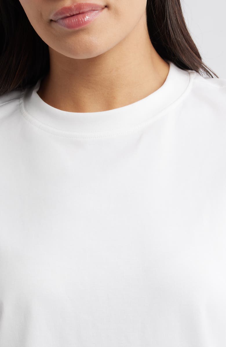 Mavi Jeans Crewneck Cotton T-Shirt, Alternate, color, White