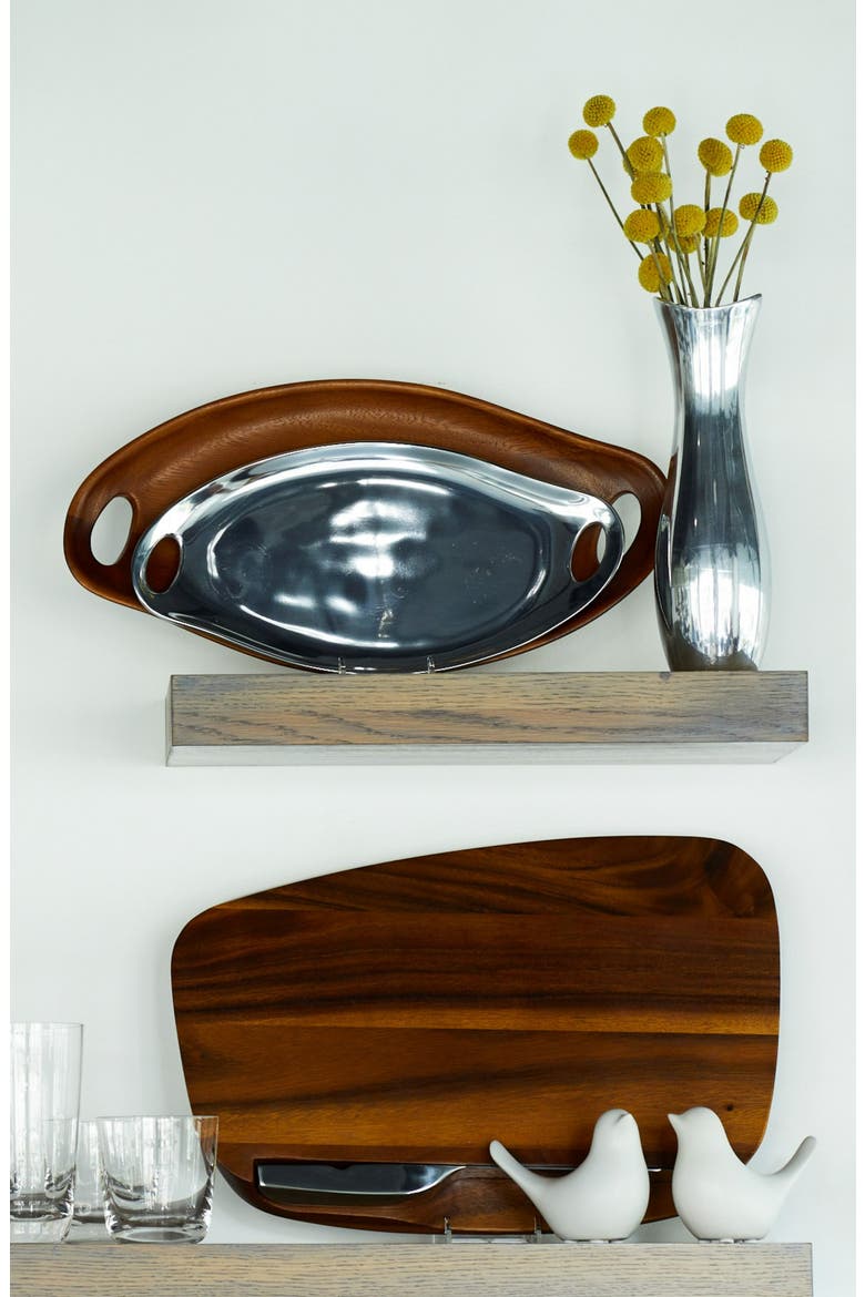 Portables Wood Tray, Alternate, color, BROWN