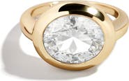 BaubleBar Birthstone Oval Cubic Zirconia Ring
