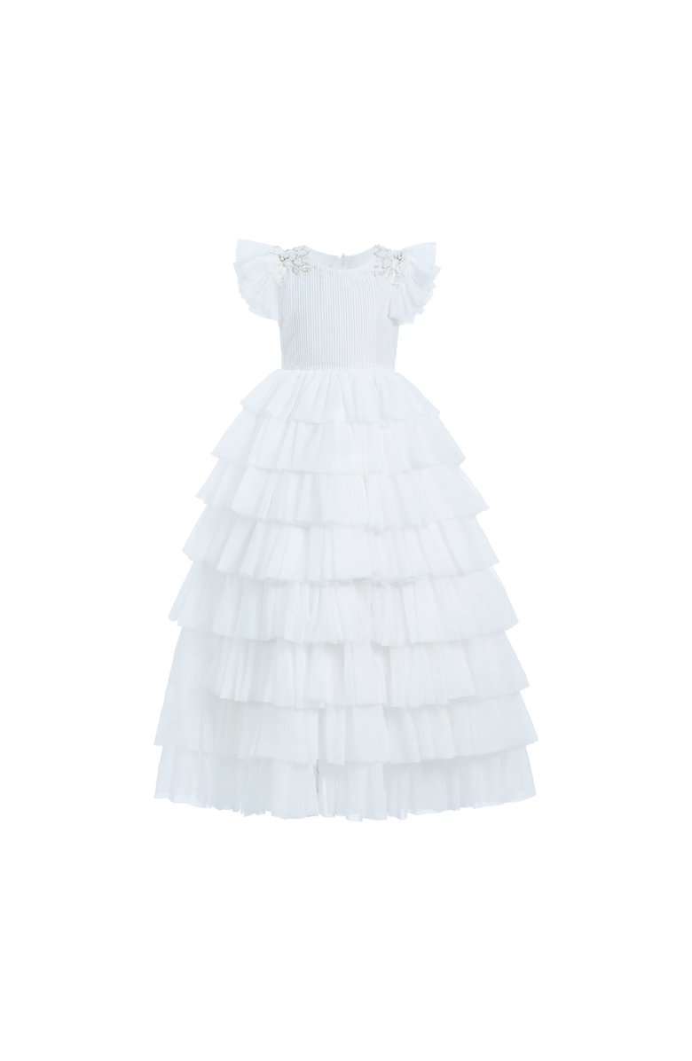 Tulleen Abbyfield Dress, Main, color, White