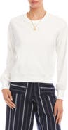 Karen Kane Long Sleeve French Terry Top