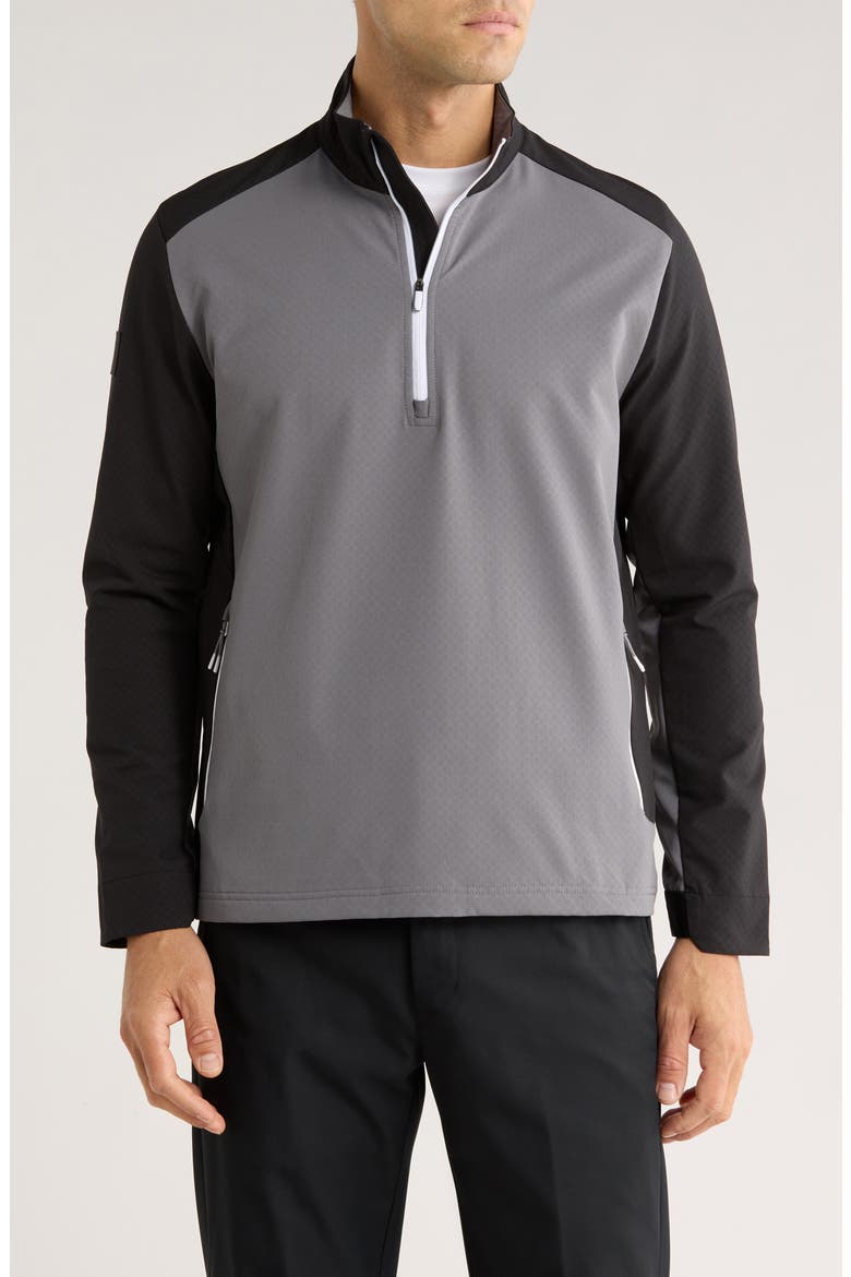 Emea Half Zip Sweatshirt, Main, color, QUIET SHADE MIX