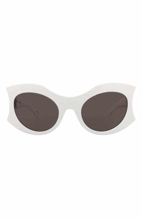Balenciaga 56mm Oval Sunglasses