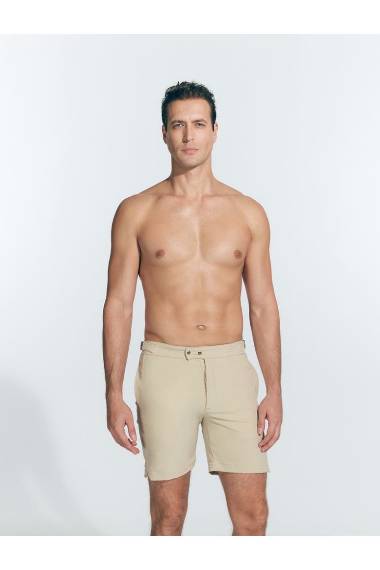 Jack - Men Swim Shorts, Alternate, color, Army Green