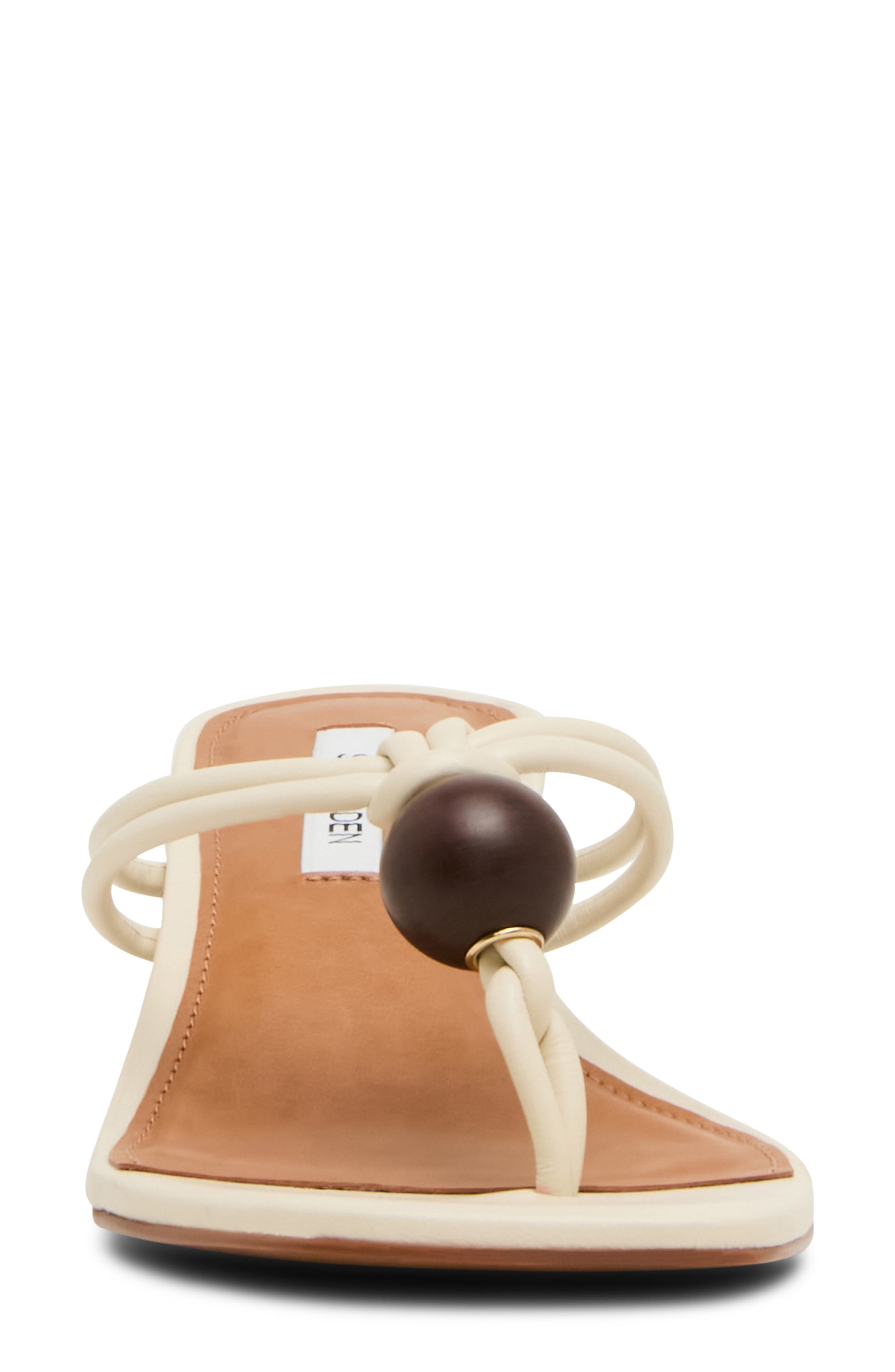 Steve Madden Remedy Block Heel Sandal, Alternate, color, Bone Leather