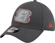 New Era Men's New Era Graphite Cincinnati Bengals Main 39THIRTY Flex Hat