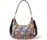 BAGGALLINI Coastal Flip Lock Half Moon Bag
