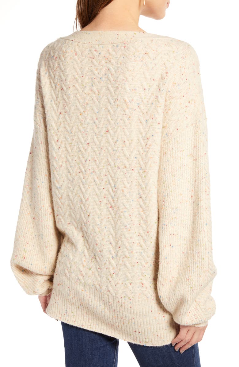 Treasure & Bond Cable Stitch Sweater, Alternate, color, 