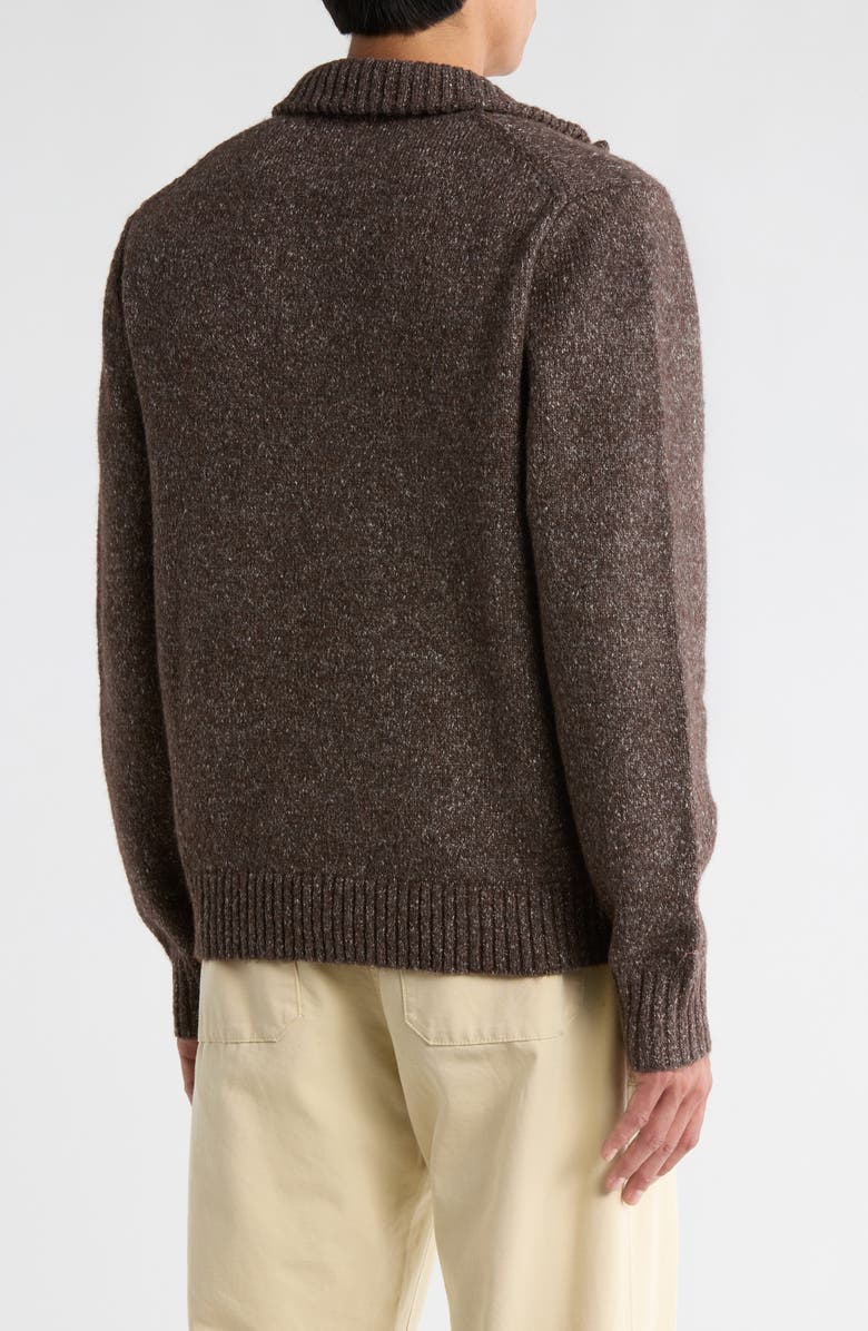 WEATHERPROOF VINTAGE Half Zip Sweater, Alternate, color, Brown