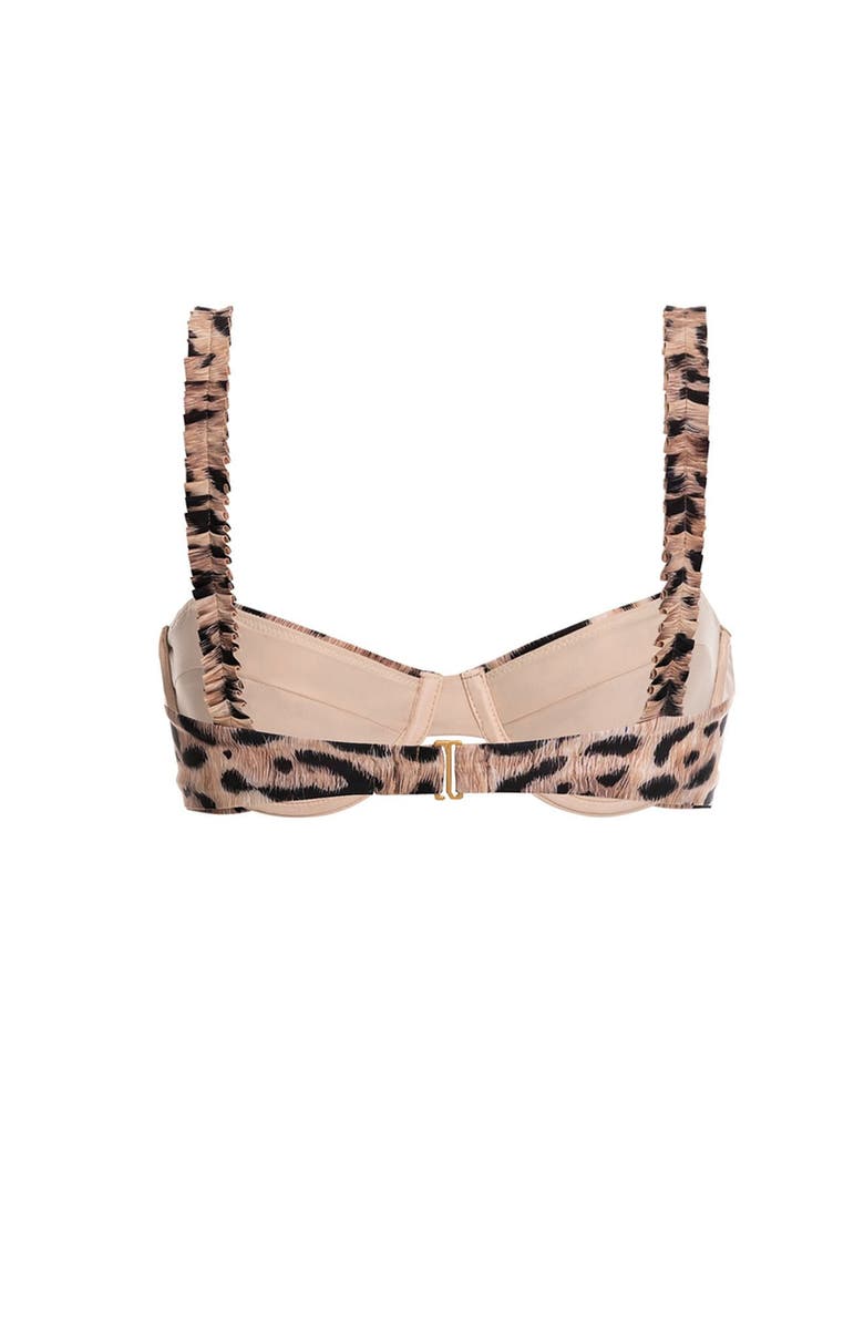 Agua by Agua Bendita Agraz Jaguar Bikini top, Alternate, color, Multi